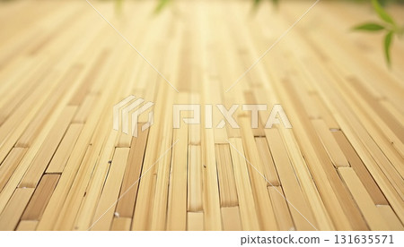 Macro Bamboo Wood Surface 131635571