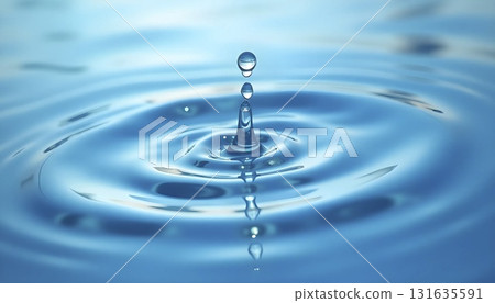 Water Ripple Macro Realistic Background 131635591