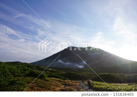 Mount Asahi on a clear autumn day 131636405