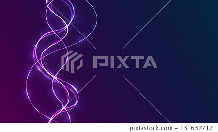 Abstract Vertical Neon Light Flow Background Template Copy Space Design. 131637717