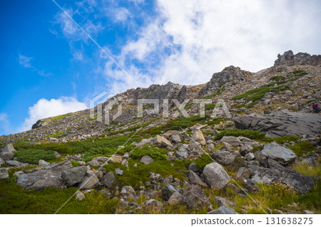 從白山池遊覽路線仰望禦前峰 131638275