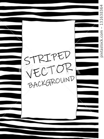 Black and white striped vector background design 131638364