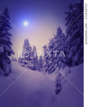 Amazing winter landscape Amazing winter landscape 131638723