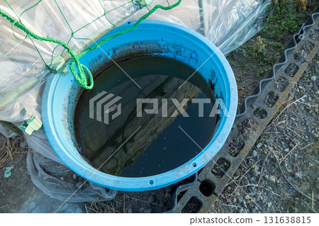 桶 圓桶 原野 131638815