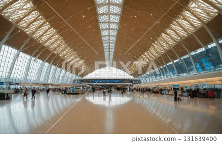 Airport view from the airport deck 131639400