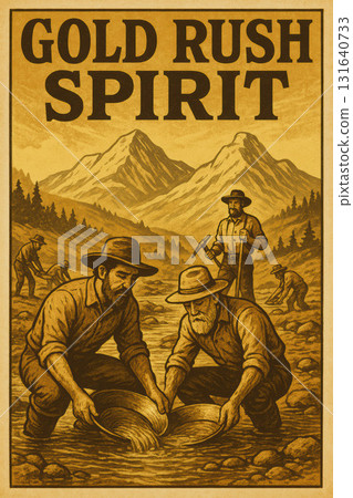 Gold Rush Spirit Poster 131640733
