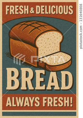 Vintage Bread Advertisement Poster 131640808