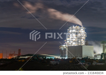 [神奈川縣] 工廠夜景、川崎荻町 131640834
