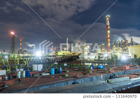 “神奈川縣”工廠夜景,京濱工業區 “神奈川縣”工廠夜景,京濱工業區 131640970
