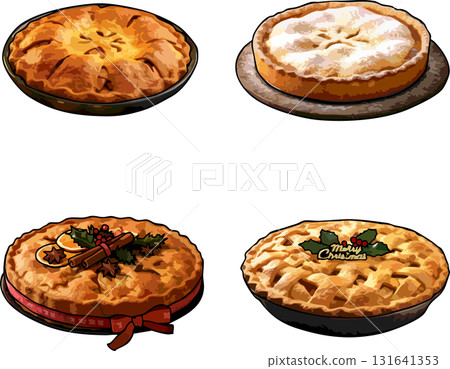 聖誕蘋果派 131641353