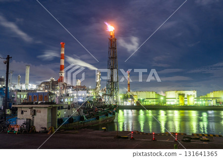 [神奈川縣]工廠夜景/川崎夜燈 131641365