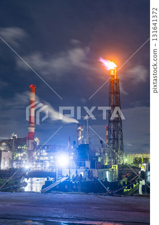 [Kanagawa Prefecture] Factory night view/Kawasaki night light 131641372