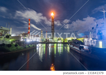 [神奈川縣]工廠夜景/川崎夜燈 131641379