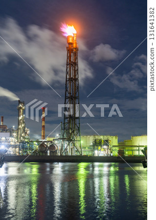 [Kanagawa Prefecture] Factory night view/Kawasaki night light 131641382