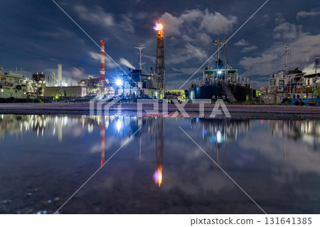 [神奈川縣]工廠夜景/川崎夜燈 131641385