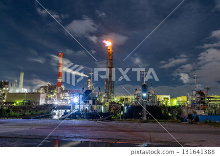 [Kanagawa Prefecture] Factory night view/Kawasaki night light 131641388