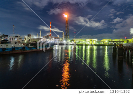 [神奈川縣]工廠夜景/川崎夜燈 131641392