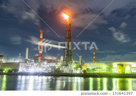 [Kanagawa Prefecture] Factory night view/Kawasaki night light 131641397
