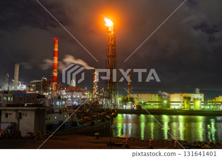 [神奈川縣]工廠夜景/川崎夜燈 131641401