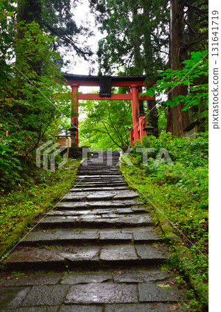 Dewa Sanzan Shrine, Mount Haguro, approach Dewa Sanzan Shrine, Mount Haguro, approach 131641719