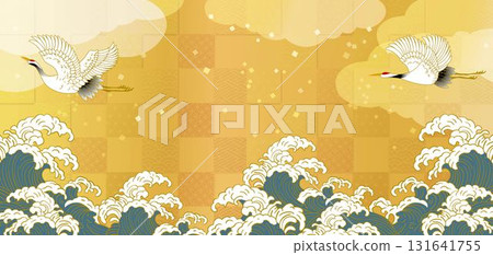 Waves Ocean illustration background Waves Ocean illustration background 131641755