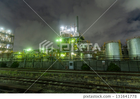 [神奈川縣]工廠夜景/川崎千鳥町 131641778