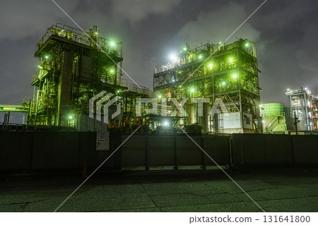 [神奈川縣]工廠夜景/川崎千鳥町 131641800