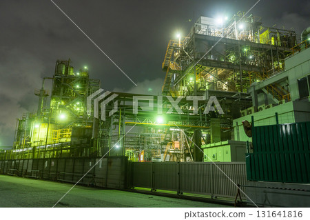 [神奈川縣]工廠夜景/川崎千鳥町 131641816