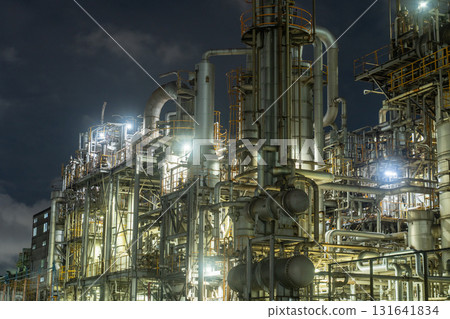 [神奈川縣]工廠夜景/川崎千鳥町 131641834