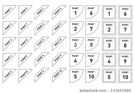 彩色點數圖示設定白色 131641889