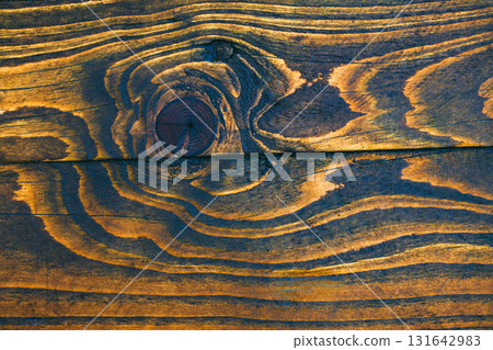 Exploring Abstract Patterns on a Dark Stained Wooden Surface with Incredible Details 131642983