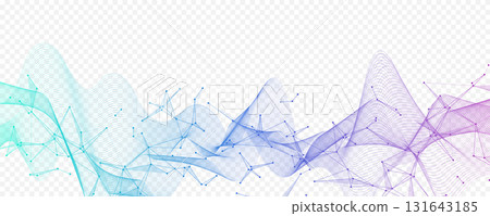 Abstract tech network connection dots. Digital background and big data technology. Blue background with plexus lines. Geometric background with abstract mesh Abstract tech network connection dots. Digital background and big data technology. Blue background with plexus lines. Geometric background with abstract mesh 131643185