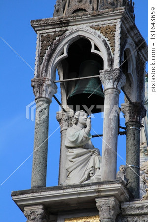 義大利威尼斯聖馬可大教堂正面的雕塑 義大利威尼斯聖馬可大教堂正面的雕塑 131643659