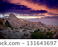Uchisar Castle and Sunset 131643697