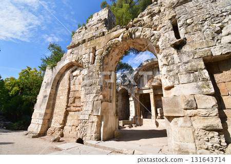 The Roman Temple of Diana in Nîmes, France, on August 14, 2025. 131643714