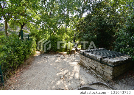 The Roman Temple of Diana in Nîmes, France, on August 14, 2025. 131643733