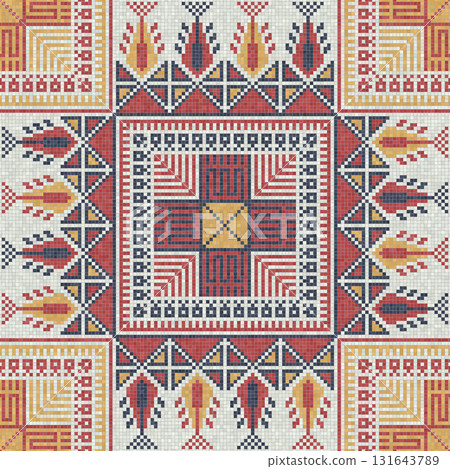 Palestinian mosaic pattern 27 131643789
