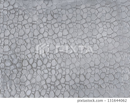 The background of a gray brick wall is a close-up. The surface of the gray brick 131644062