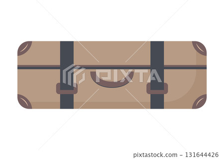 retro suitcase illustration retro suitcase illustration 131644426