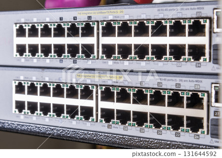 ethernet switch panels wihout cables 131644592