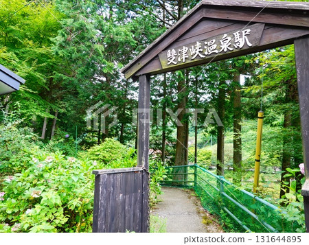 Scenery from Tocotoco Train "Futsutsukyo Onsen Station" 131644895