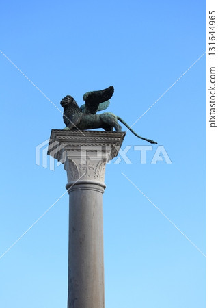 義大利威尼斯的聖馬可柱和有翼獅子 義大利威尼斯的聖馬可柱和有翼獅子 131644965