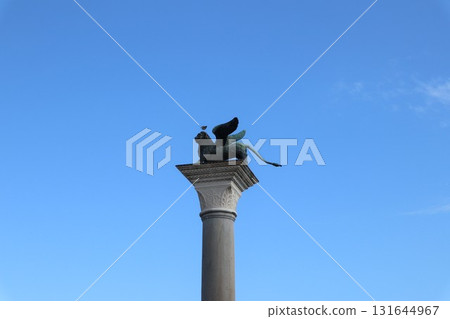 St. Mark's Column and Winged Lion, Venice, Italy 131644967