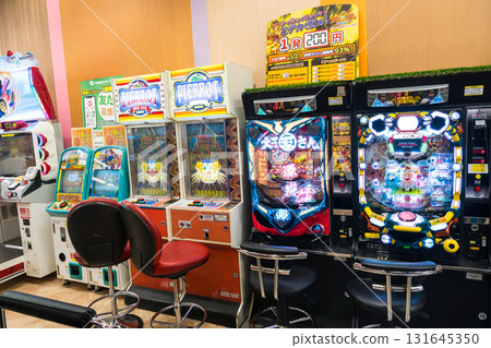 Ito-Yokado Kokuryo store, 3rd floor game center, slot games, summer, Kokuryocho, Chofu City, Tokyo 131645350