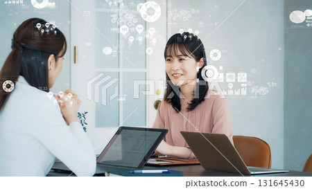 Office people and statistics 131645430