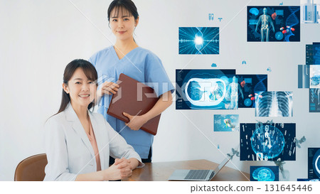 醫務工作者和醫療技術圖像 131645446