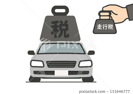Automobile tax, tax, taxation, mileage tax, mileage tax 131646777