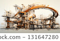 Transformative design with industry elements 131647280