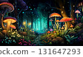 Illustration of a magical forest 131647293