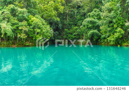 A clear stream among green mountains and clear waters A clear stream among green mountains and clear waters 131648246